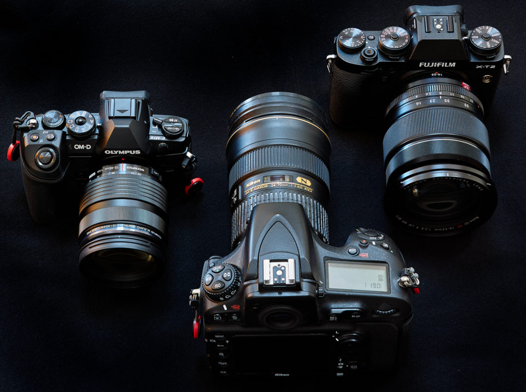 Olympus Mk II and Fuji X-T2 versus Nikon An unfair